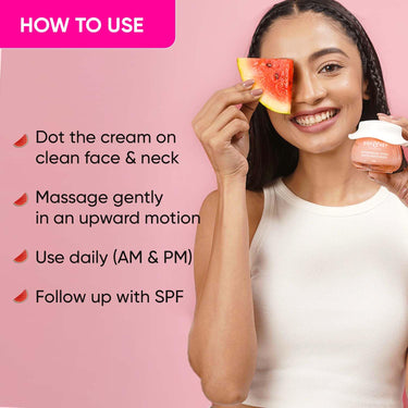 DOT & KEY Watermelon Superglow Matte Oil Free Moisturizer For Face With Watermelon Extracts | Lightweight Gel, Controls Excess Oil, Hydrates & Plumps Skin, With Glycolic Acid For Oily Skin | 60Ml